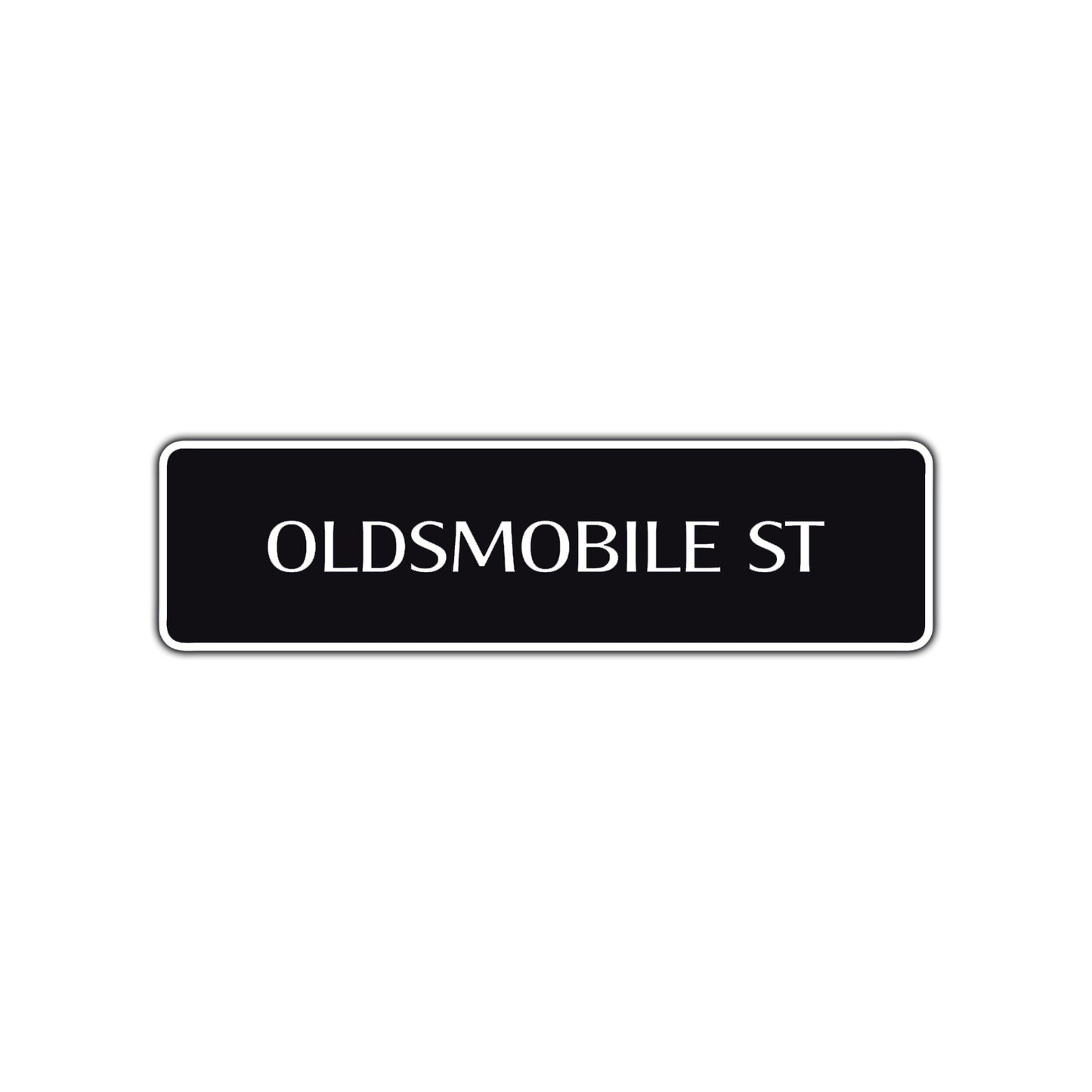 Oldsmobile St Road Aluminum Metal Novelty Street Plate Sign Wall Gift Decor