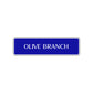 Olive Branch Collectible Road Aluminum Metal Novelty Street Plate Sign Wall Gift Decor