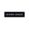 Olympic Athlete Road Aluminum Metal Novelty Street Plate Sign Wall Gift Decor