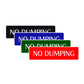 No Dumping 24 Hour Surveillance Road Aluminum Metal Novelty Street Plate Sign Wall Gift Decor