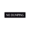 No Dumping 24 Hour Surveillance Road Aluminum Metal Novelty Street Plate Sign Wall Gift Decor