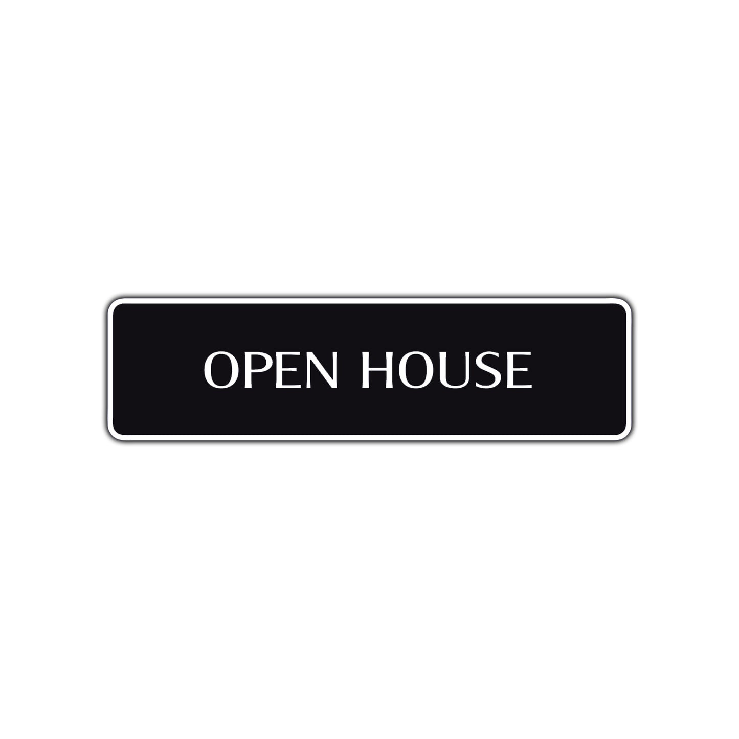 Open House Real Estate Road Aluminum Metal Novelty Street Plate Sign Wall Gift Decor