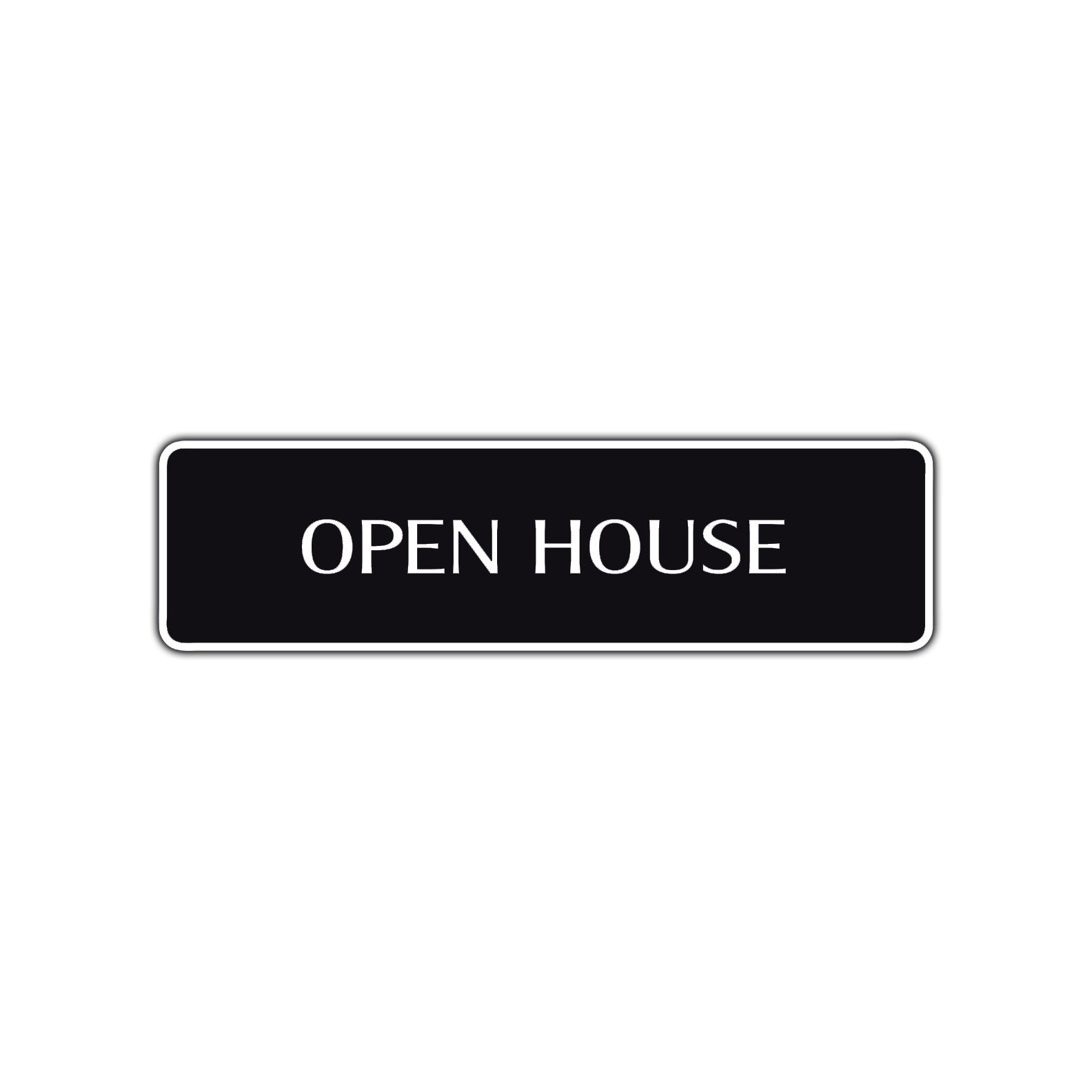 Open House Real Estate Road Aluminum Metal Novelty Street Plate Sign Wall Gift Decor
