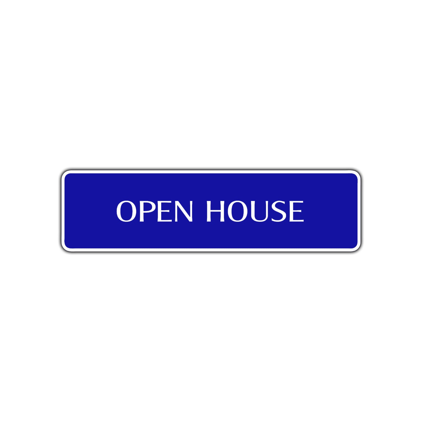 Open House Real Estate Road Aluminum Metal Novelty Street Plate Sign Wall Gift Decor