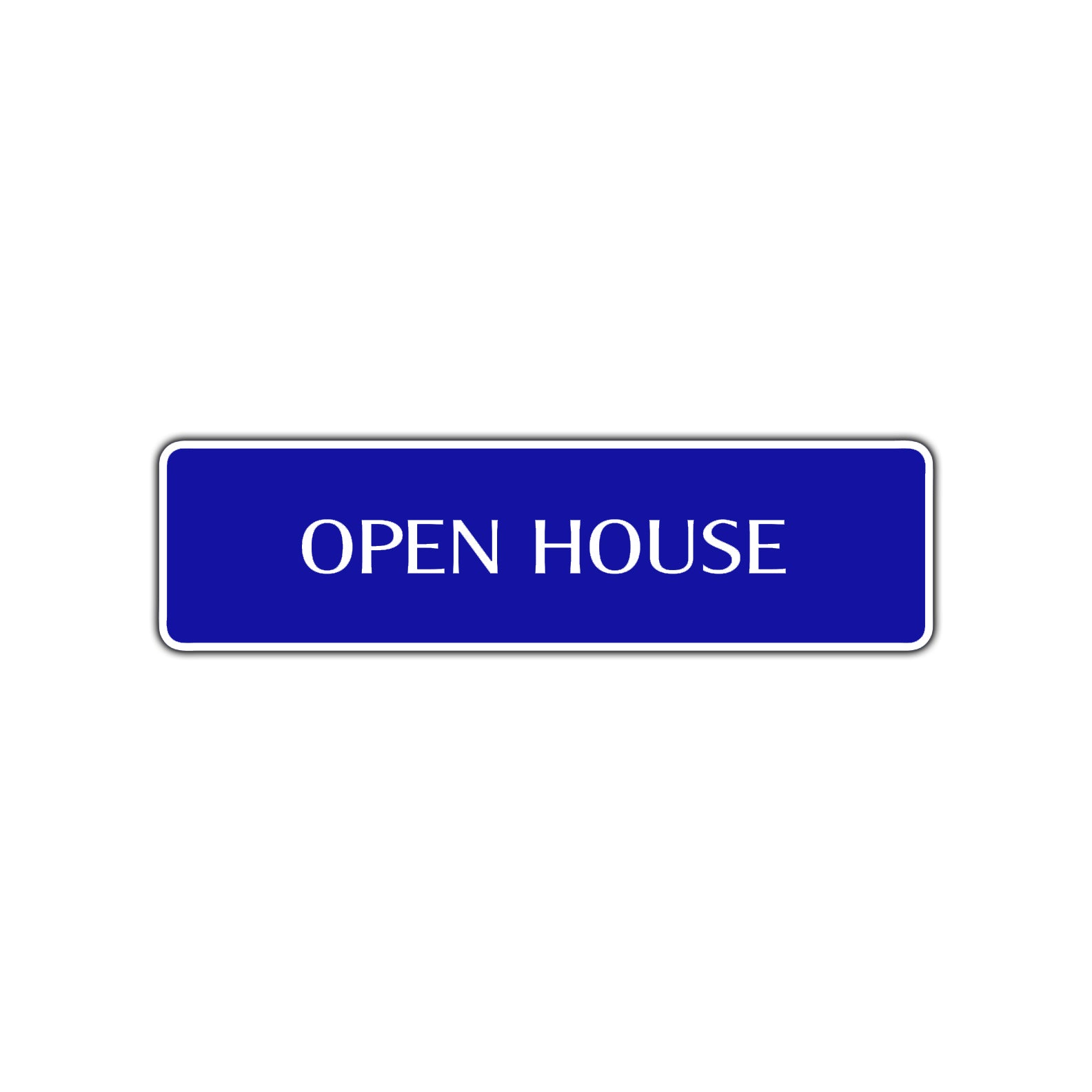 Open House Real Estate Road Aluminum Metal Novelty Street Plate Sign Wall Gift Decor