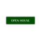 Open House Real Estate Road Aluminum Metal Novelty Street Plate Sign Wall Gift Decor