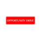 Opportunity Drive Road Aluminum Metal Novelty Street Plate Sign Wall Gift Decor