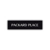 Packard Place Road Aluminum Metal Novelty Street Plate Sign Wall Gift Decor