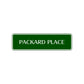 Packard Place Road Aluminum Metal Novelty Street Plate Sign Wall Gift Decor
