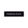 Panhead Place Harley Road Aluminum Metal Novelty Street Plate Sign Wall Gift Decor