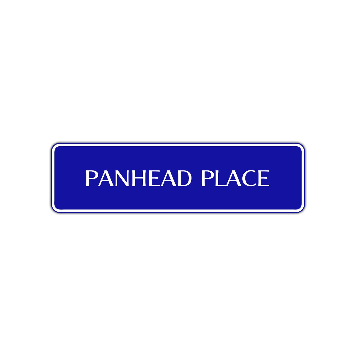 Panhead Place Harley Road Aluminum Metal Novelty Street Plate Sign Wall Gift Decor