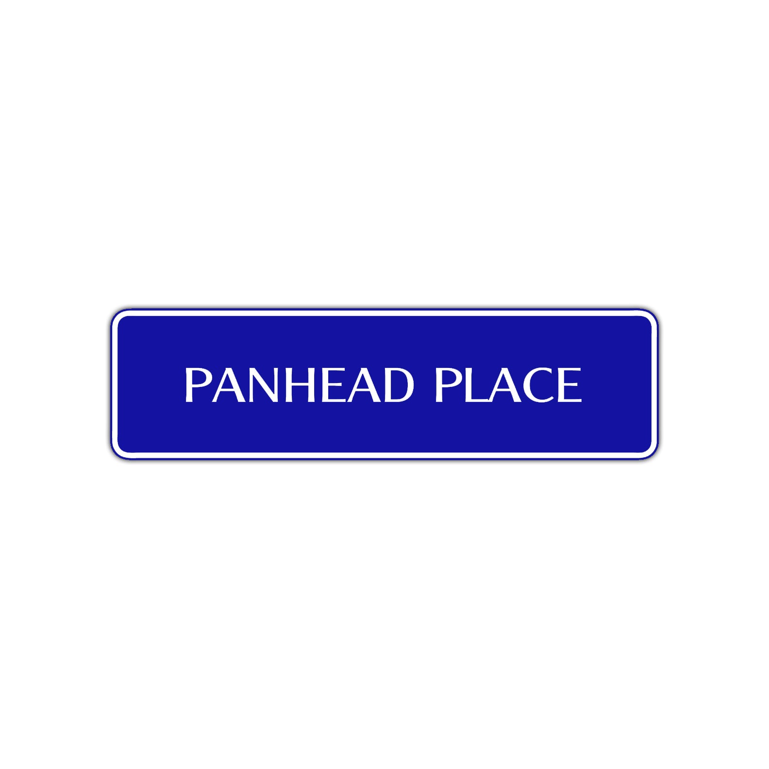 Panhead Place Harley Road Aluminum Metal Novelty Street Plate Sign Wall Gift Decor