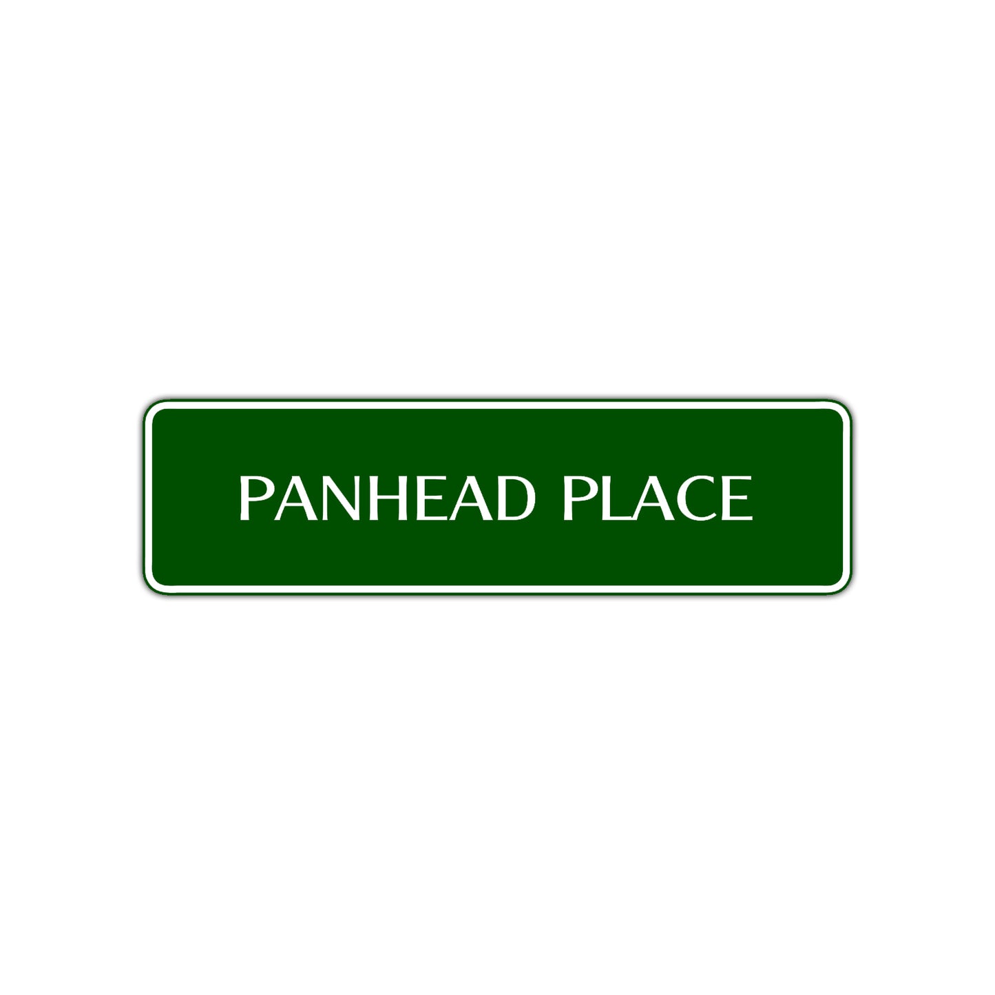 Panhead Place Harley Road Aluminum Metal Novelty Street Plate Sign Wall Gift Decor