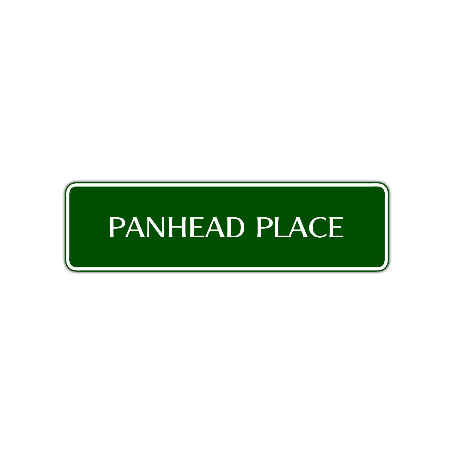 Panhead Place Harley Road Aluminum Metal Novelty Street Plate Sign Wall Gift Decor