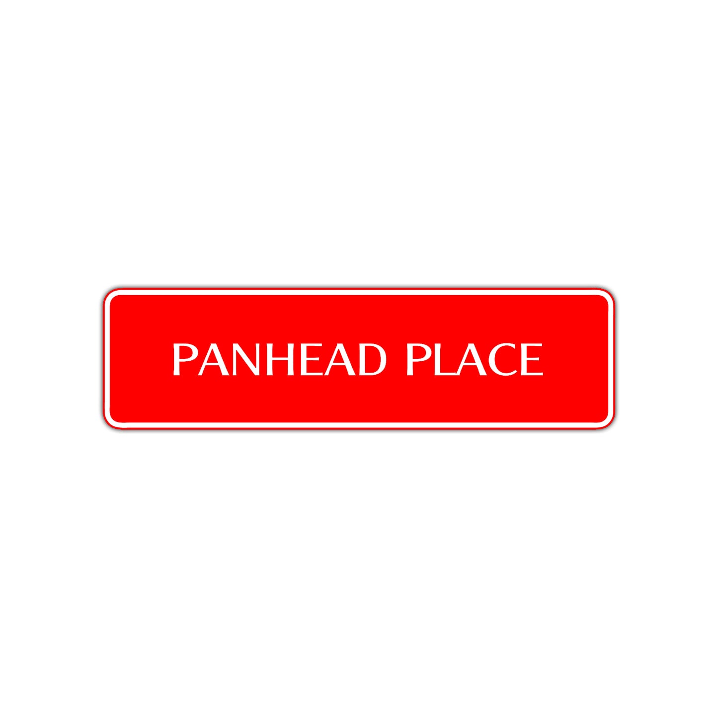 Panhead Place Harley Road Aluminum Metal Novelty Street Plate Sign Wall Gift Decor