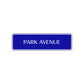 Park Avenue New York Central Park Road Aluminum Metal Novelty Street Plate Sign Wall Gift Decor