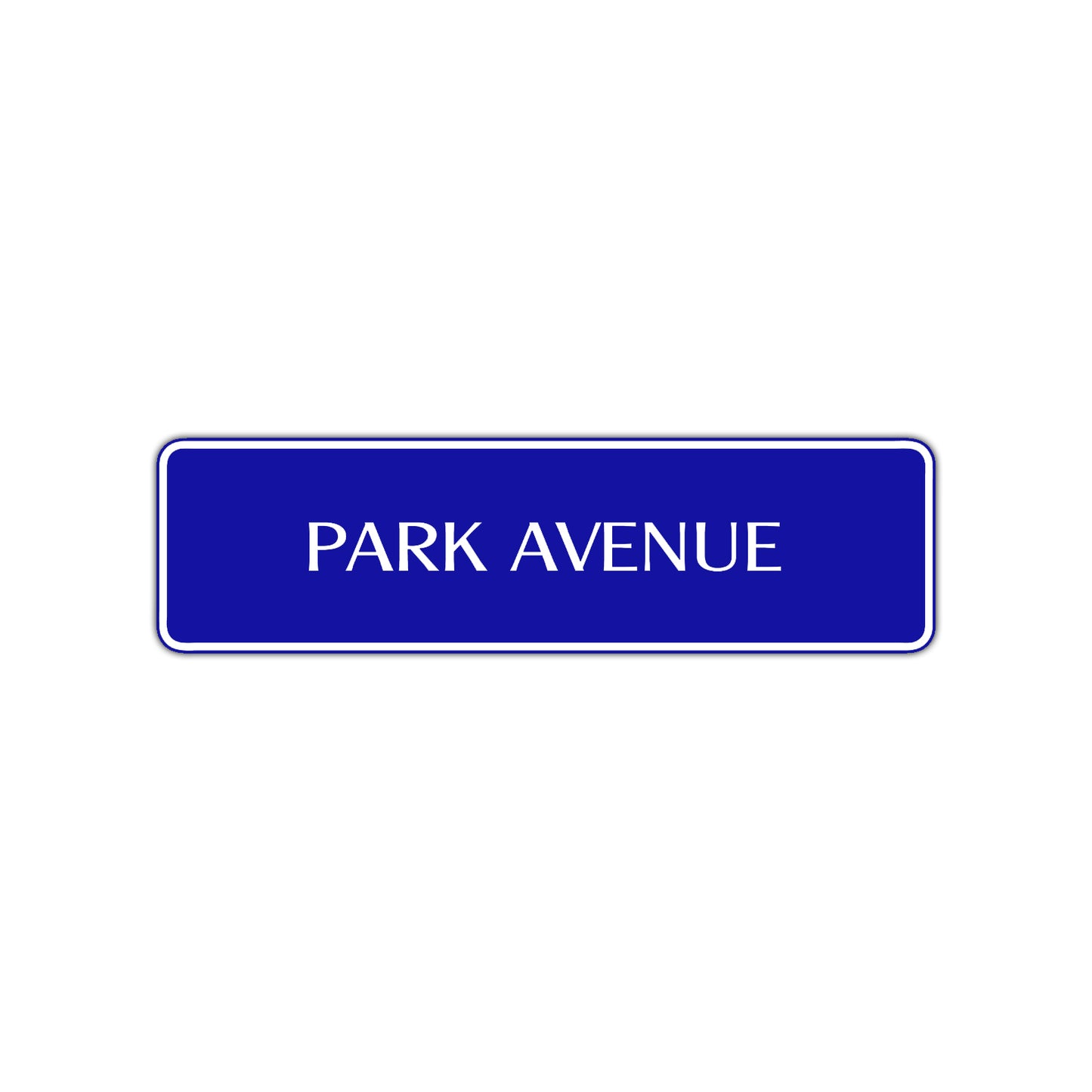 Park Avenue New York Central Park Road Aluminum Metal Novelty Street Plate Sign Wall Gift Decor