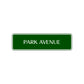 Park Avenue New York Central Park Road Aluminum Metal Novelty Street Plate Sign Wall Gift Decor