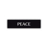 Peace Road Aluminum Metal Novelty Street Plate Sign Wall Gift Decor