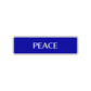 Peace Road Aluminum Metal Novelty Street Plate Sign Wall Gift Decor