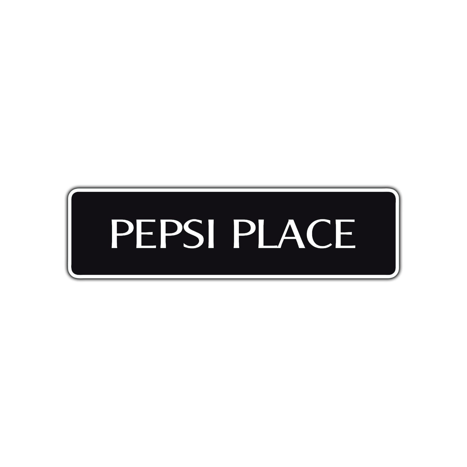 Pepsi Place Road Aluminum Metal Novelty Street Plate Sign Wall Gift Decor