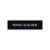 Piano Teacher Road Aluminum Metal Novelty Street Plate Sign Wall Gift Decor