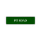 Pit Road Aluminum Metal Novelty Street Plate Sign Wall Gift Decor