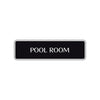 Pool Room Road Aluminum Metal Novelty Street Plate Sign Wall Gift Decor