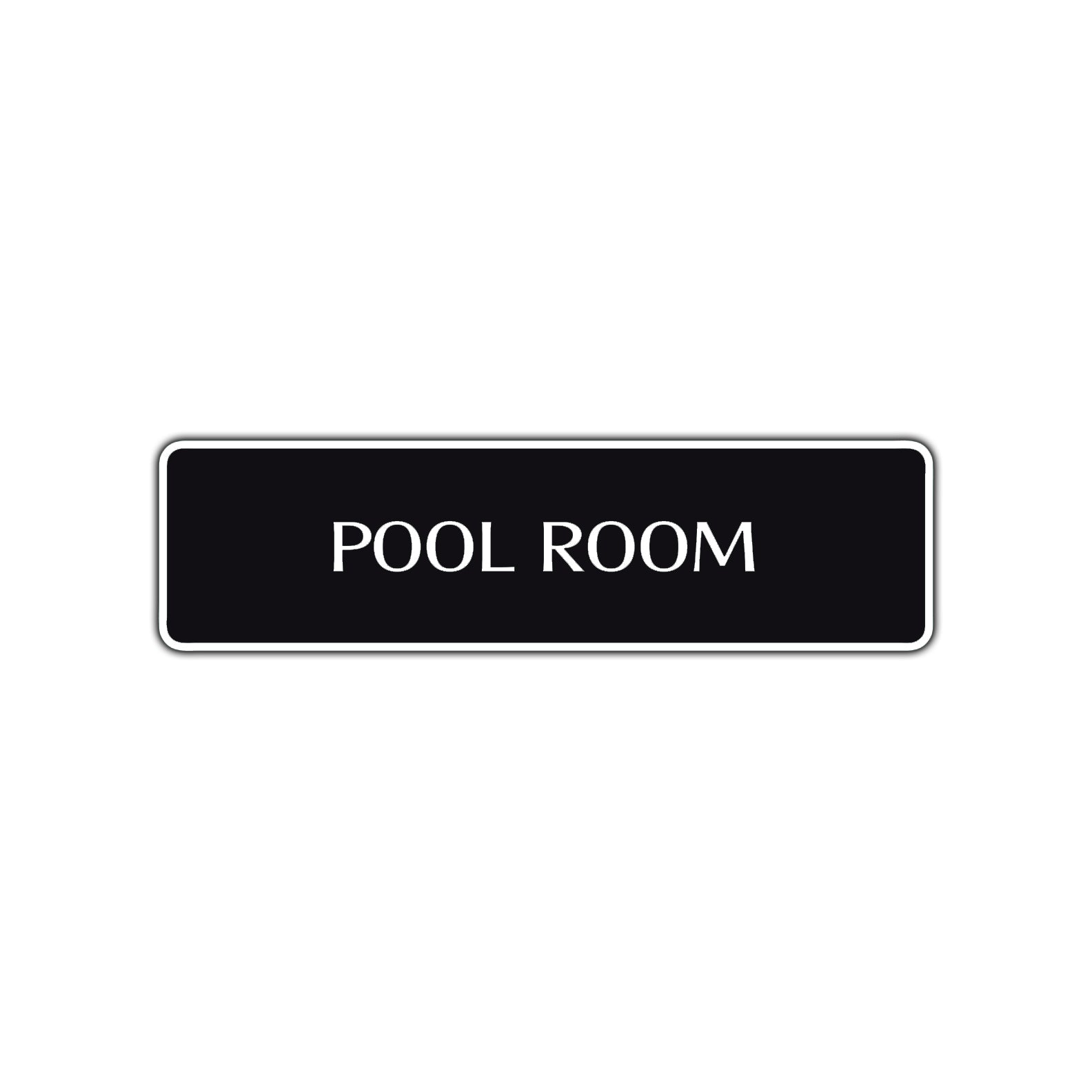 Pool Room Road Aluminum Metal Novelty Street Plate Sign Wall Gift Decor