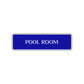 Pool Room Road Aluminum Metal Novelty Street Plate Sign Wall Gift Decor