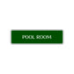 Pool Room Road Aluminum Metal Novelty Street Plate Sign Wall Gift Decor