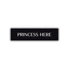 Princess Here Road Aluminum Metal Novelty Street Plate Sign Wall Gift Decor