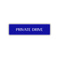 Private Drive Road Aluminum Metal Novelty Street Plate Sign Wall Gift Decor