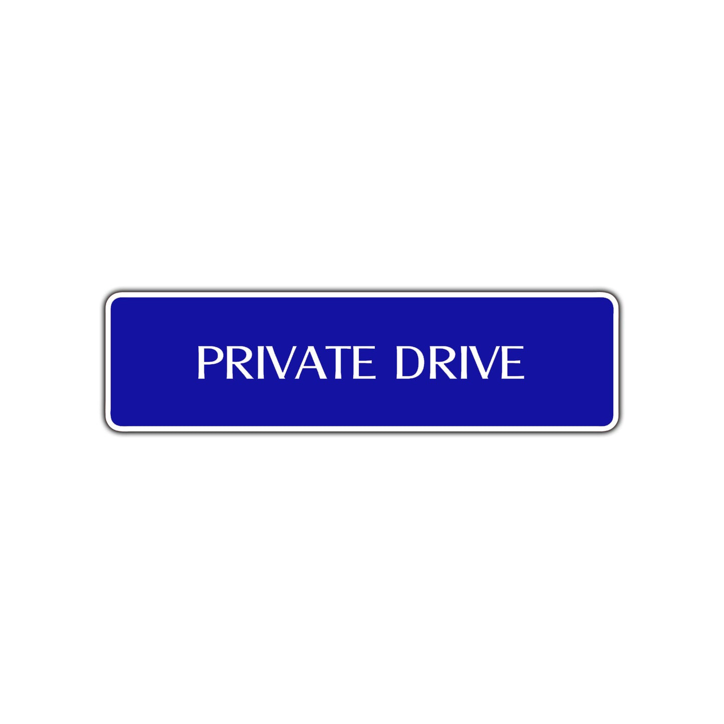 Private Drive Road Aluminum Metal Novelty Street Plate Sign Wall Gift Decor