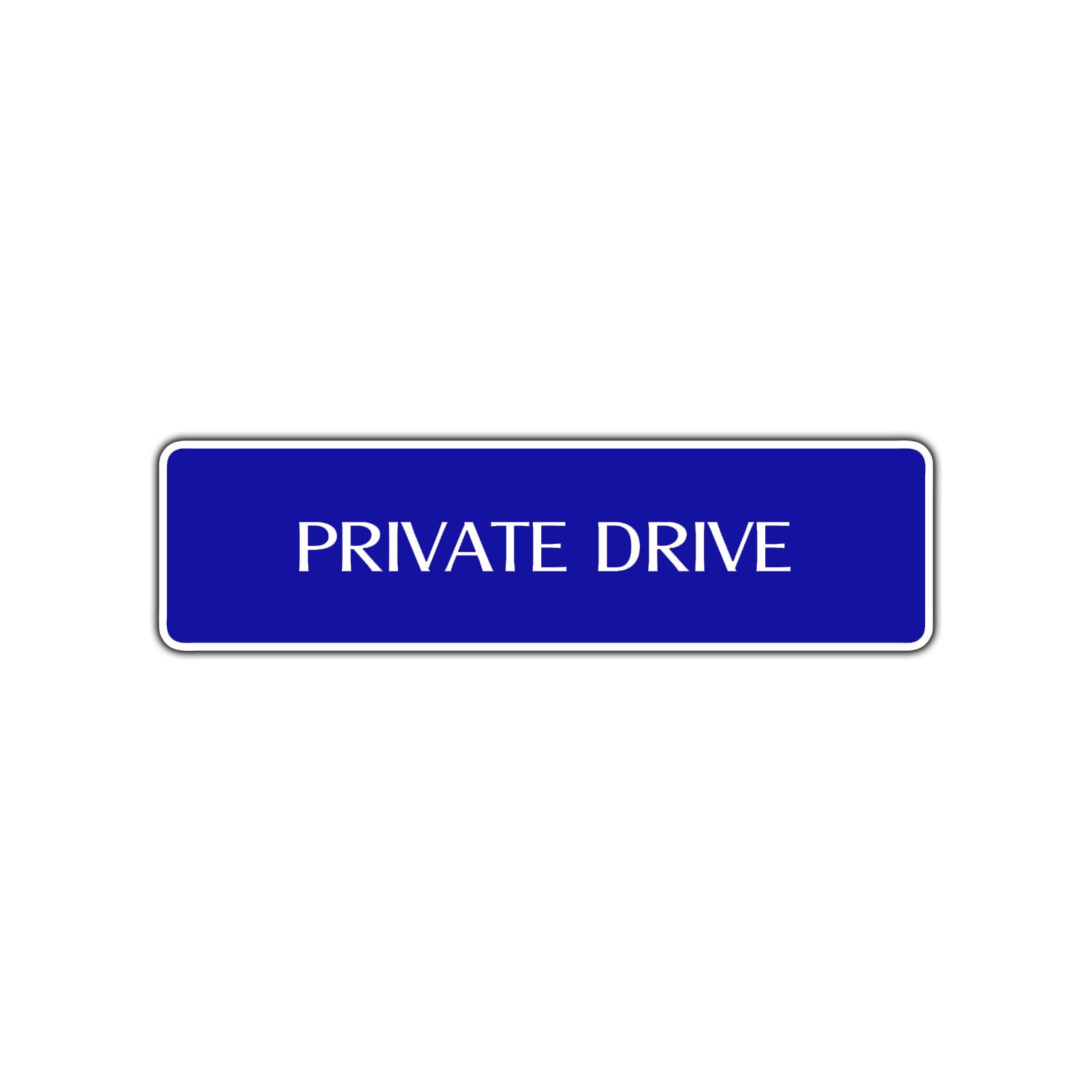Private Drive Road Aluminum Metal Novelty Street Plate Sign Wall Gift Decor
