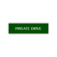 Private Drive Road Aluminum Metal Novelty Street Plate Sign Wall Gift Decor