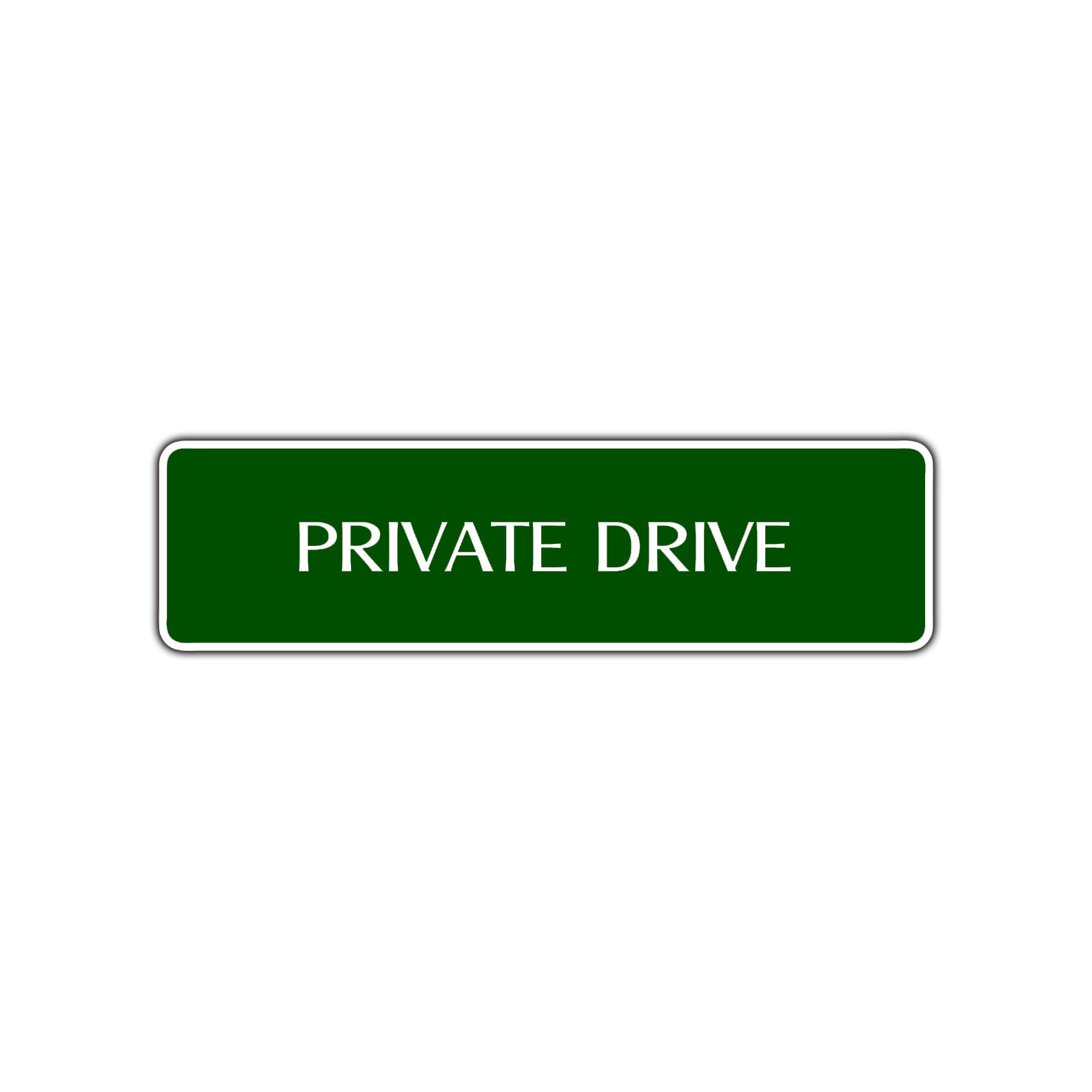 Private Drive Road Aluminum Metal Novelty Street Plate Sign Wall Gift Decor