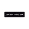 Private Property Road Aluminum Metal Novelty Street Plate Sign Wall Gift Decor