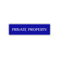 Private Property Road Aluminum Metal Novelty Street Plate Sign Wall Gift Decor