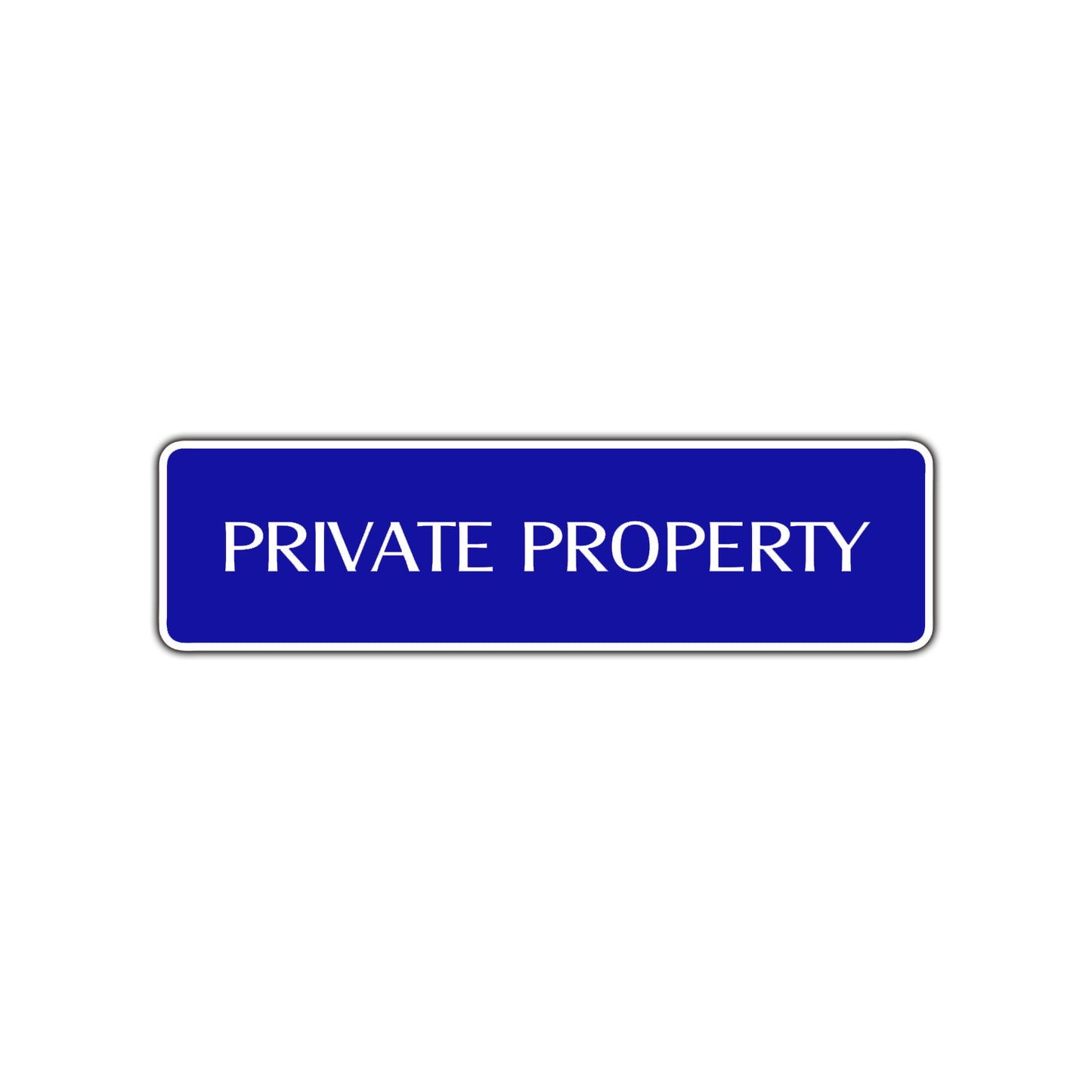 Private Property Road Aluminum Metal Novelty Street Plate Sign Wall Gift Decor
