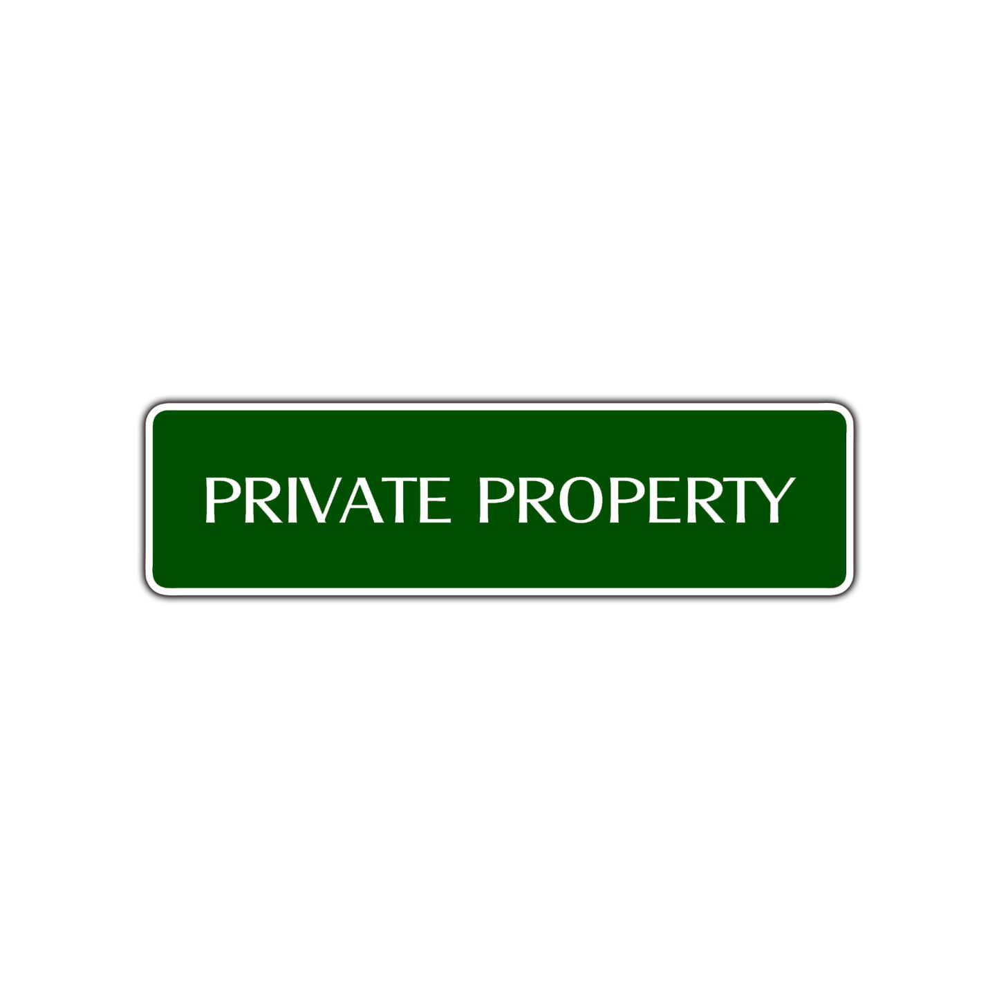 Private Property Road Aluminum Metal Novelty Street Plate Sign Wall Gift Decor