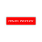 Private Property Road Aluminum Metal Novelty Street Plate Sign Wall Gift Decor