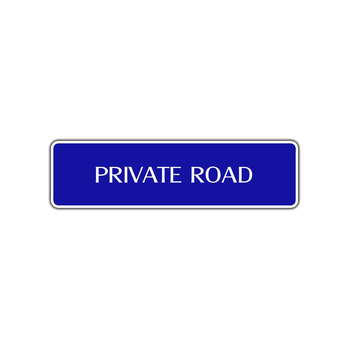 Private Road Aluminum Metal Novelty Street Plate Sign Wall Gift Decor