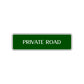 Private Road Aluminum Metal Novelty Street Plate Sign Wall Gift Decor