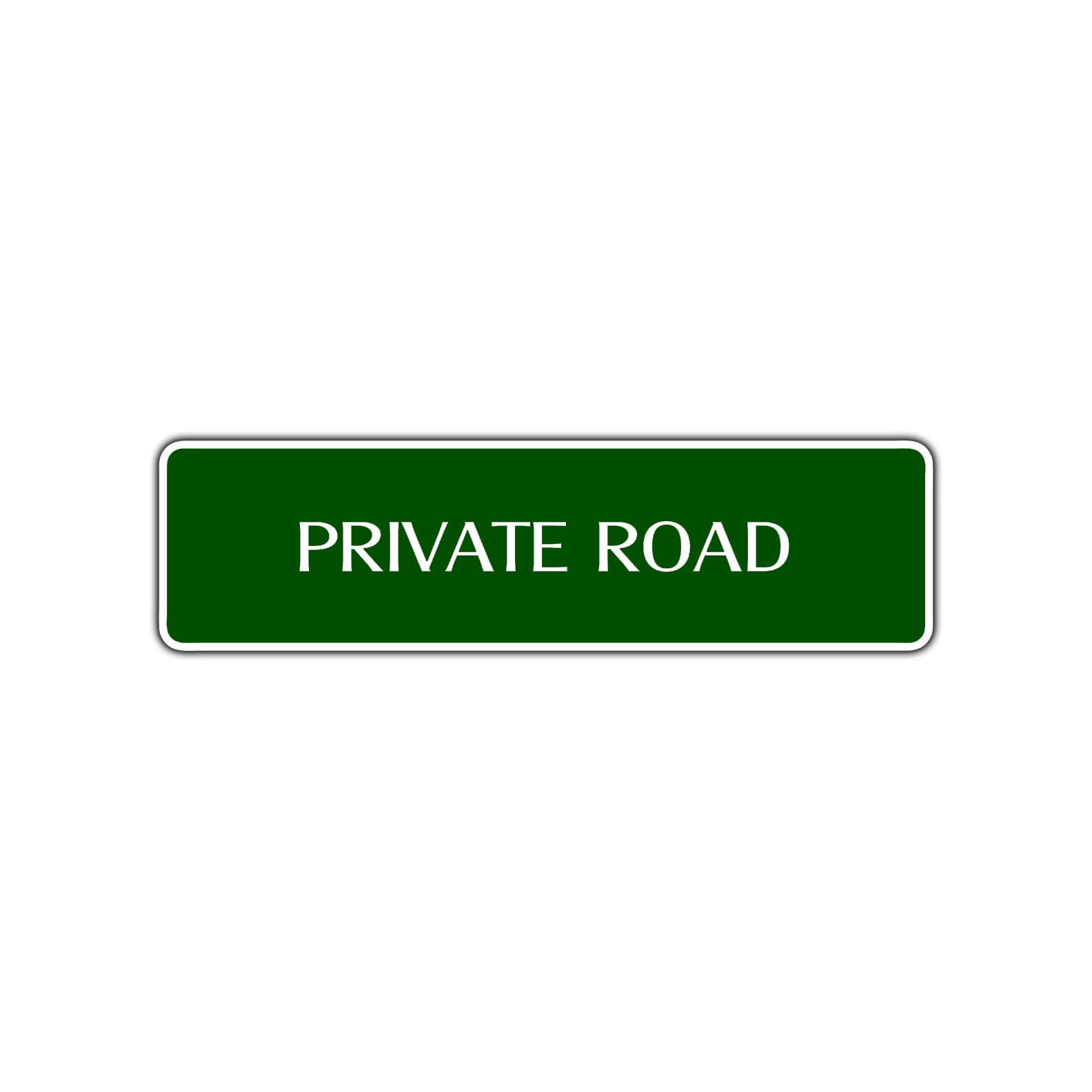 Private Road Aluminum Metal Novelty Street Plate Sign Wall Gift Decor
