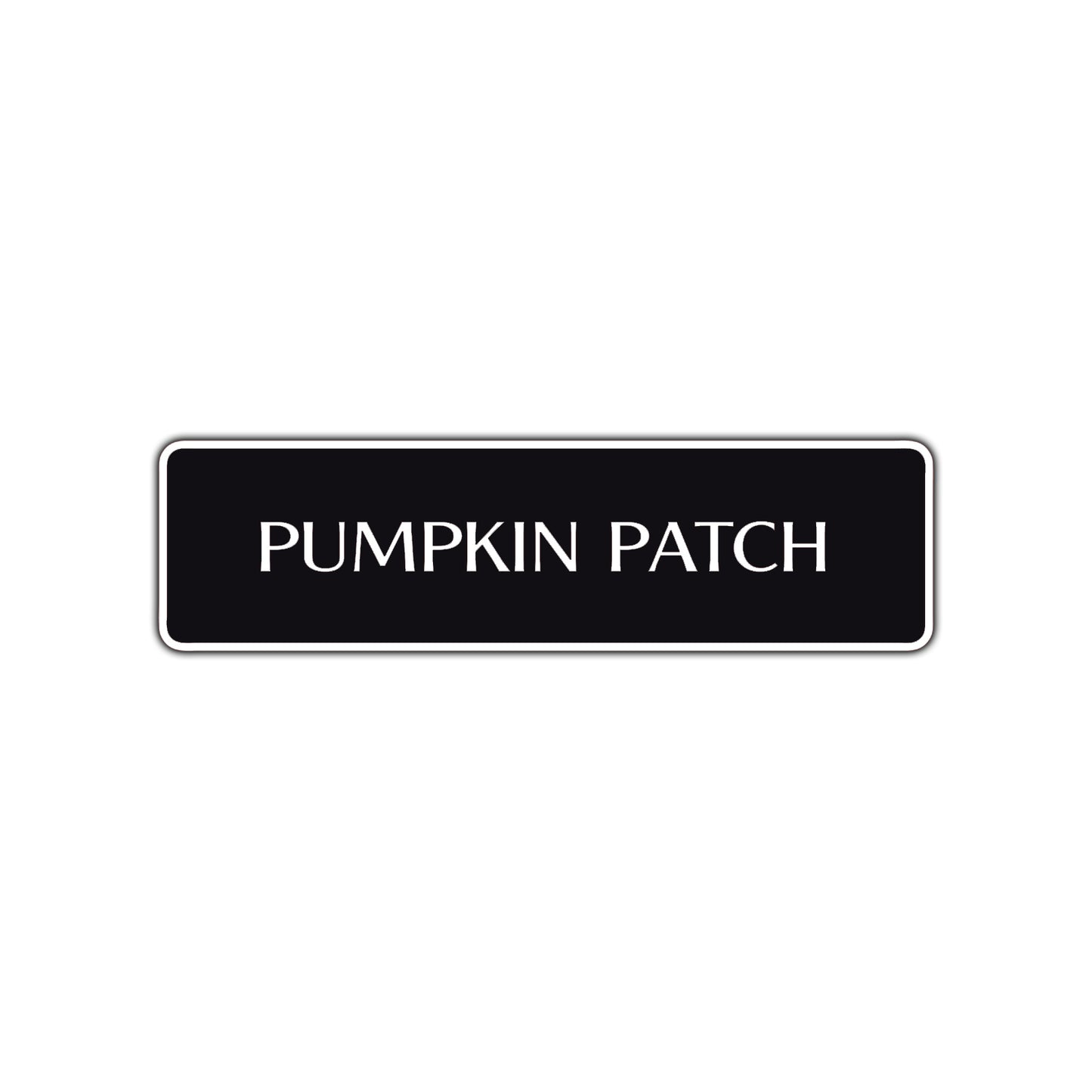 Pumpkin Patch Halloween Road Aluminum Metal Novelty Street Plate Sign Wall Gift Decor