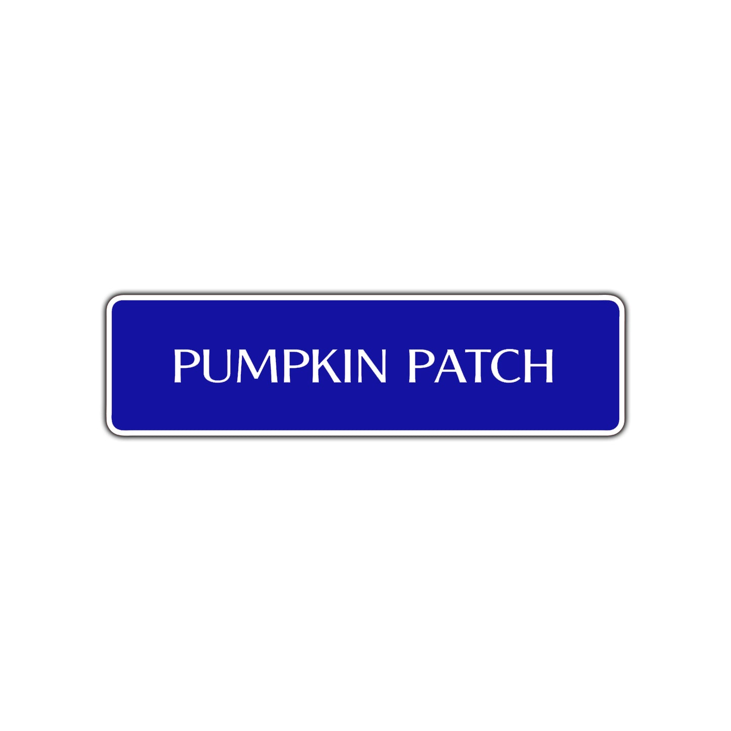 Pumpkin Patch Halloween Road Aluminum Metal Novelty Street Plate Sign Wall Gift Decor