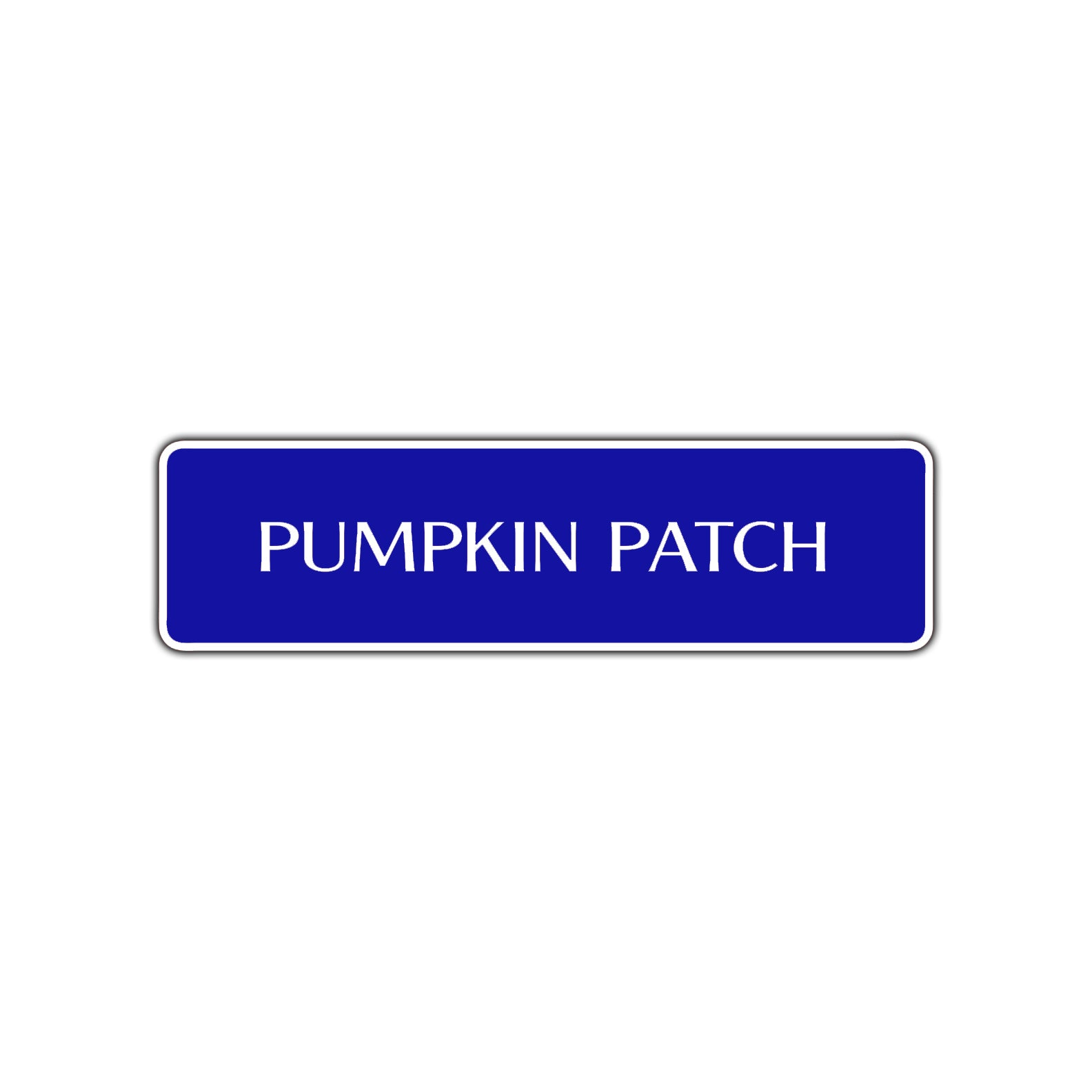 Pumpkin Patch Halloween Road Aluminum Metal Novelty Street Plate Sign Wall Gift Decor