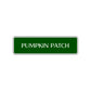 Pumpkin Patch Halloween Road Aluminum Metal Novelty Street Plate Sign Wall Gift Decor