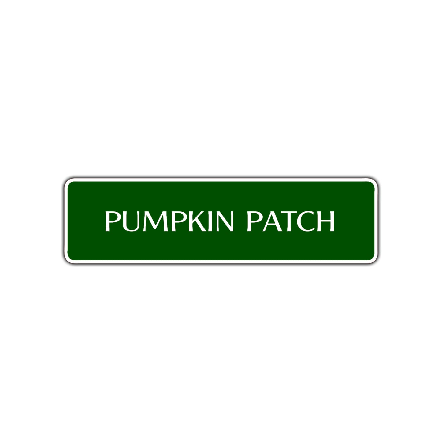 Pumpkin Patch Halloween Road Aluminum Metal Novelty Street Plate Sign Wall Gift Decor